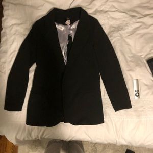 Aqua black blazer